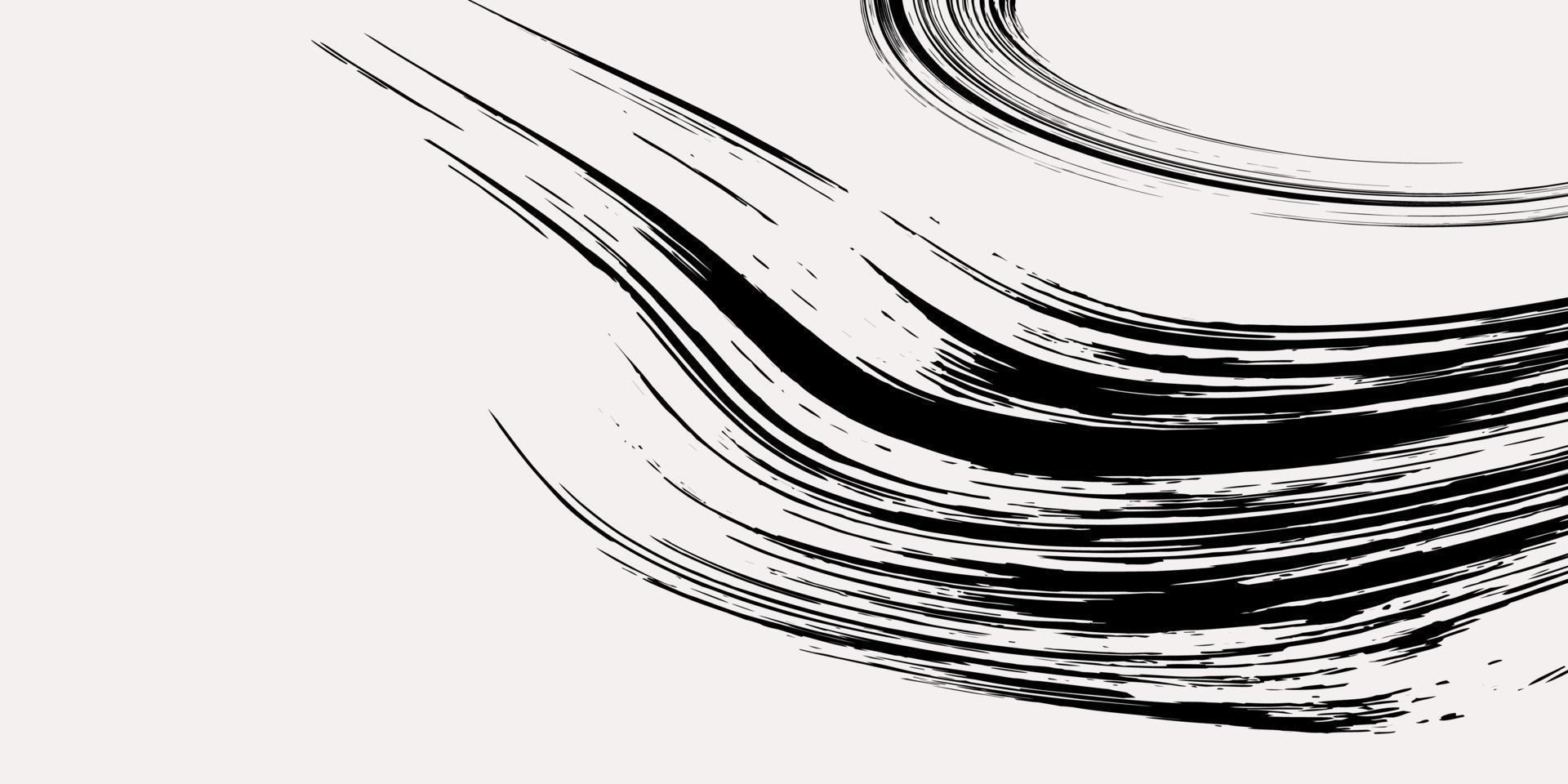 textura de trazo de pincel vectorial. fondo grunge desigual angustiado. ilustración vectorial angustiada abstracta. vector