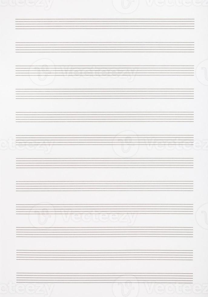 página en blanco del libro de música foto