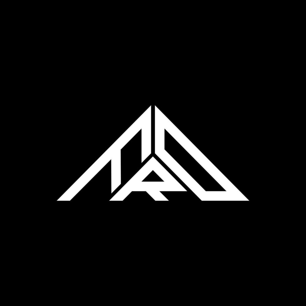 FRD letter logo creative design with vector graphic, FRD simple and modern logo in triangle shape.