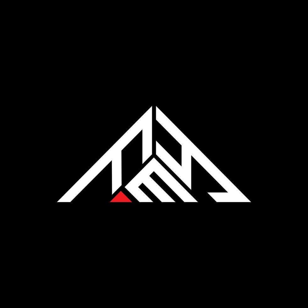 FMY letter logo creative design with vector graphic, FMY simple and modern logo in triangle shape.