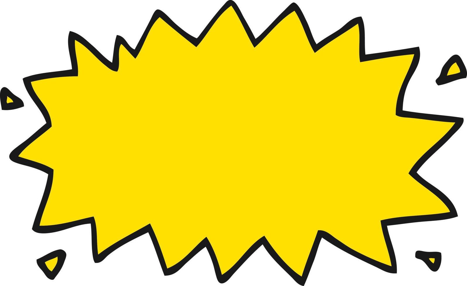 cartoon explosion symbol vector