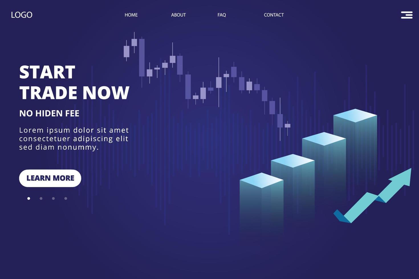 stock market chart 12254257 Vector Art at Vecteezy
