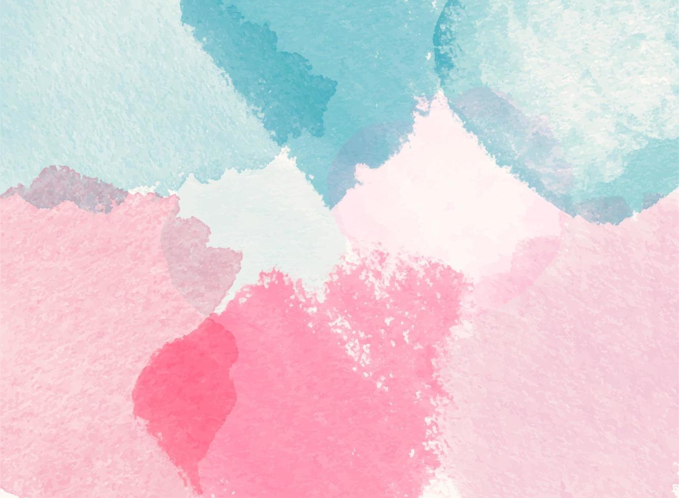 Watercolor strokes in pastel tones. Vector watercolor background