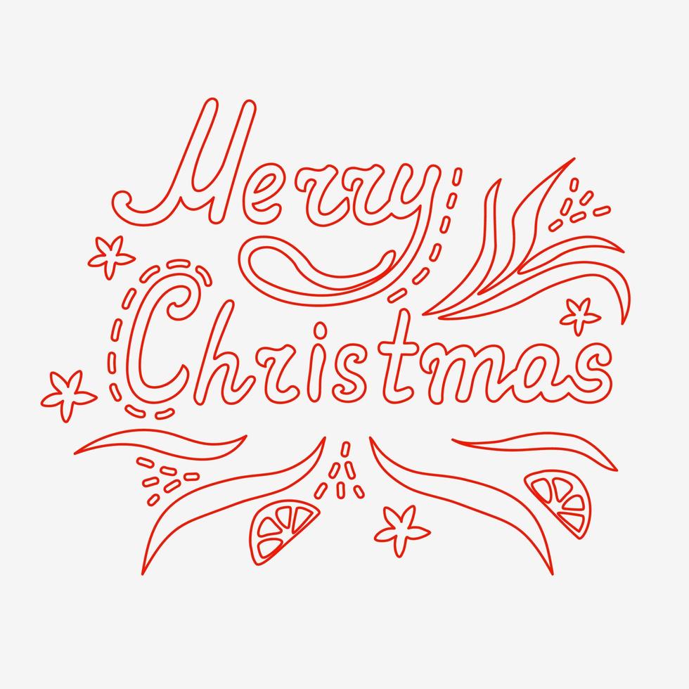 Merry Christmas. New Year Coloring. Winter mood. vector