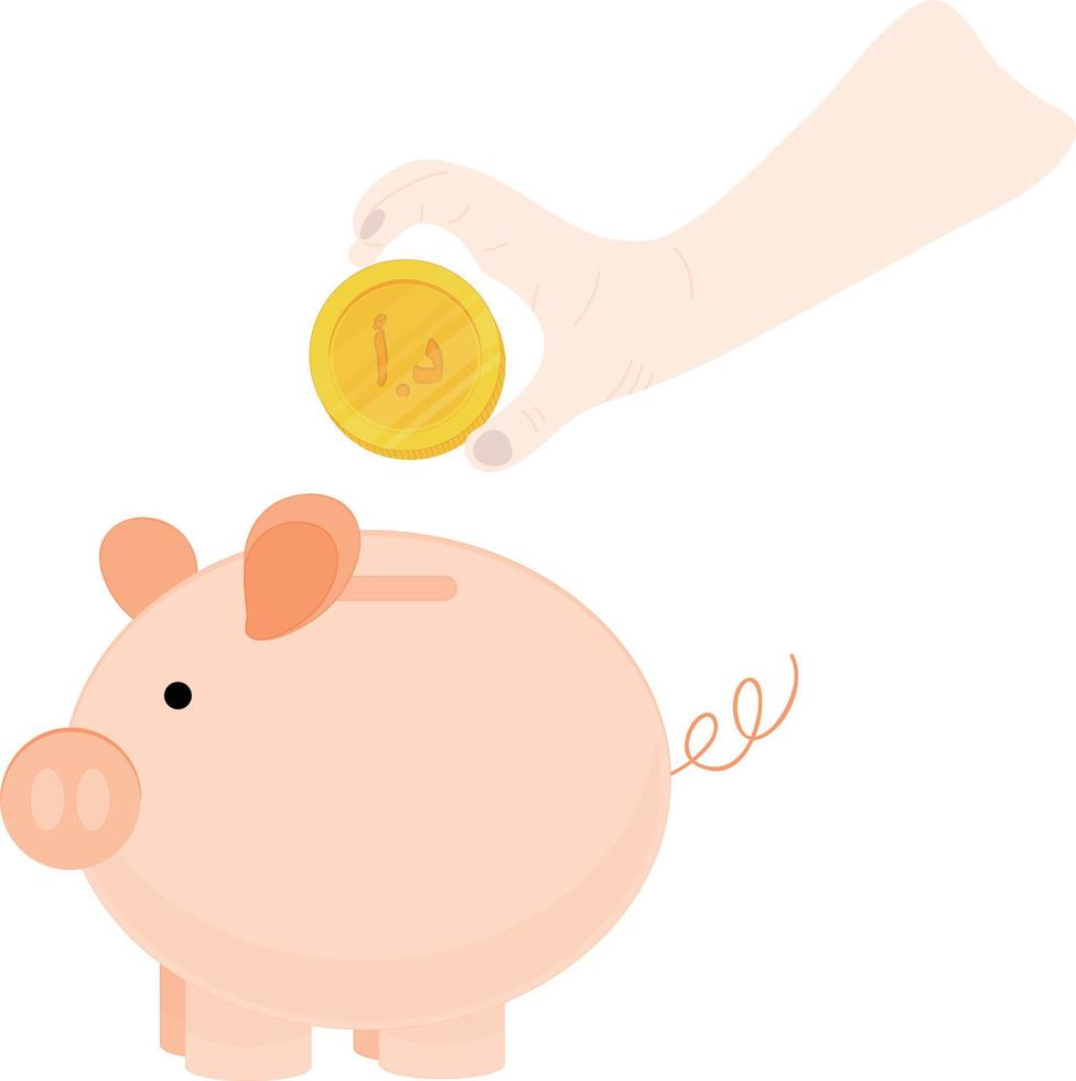 Jordanian Flag vector hand drawn,Jordanian dinar vector hand drawn