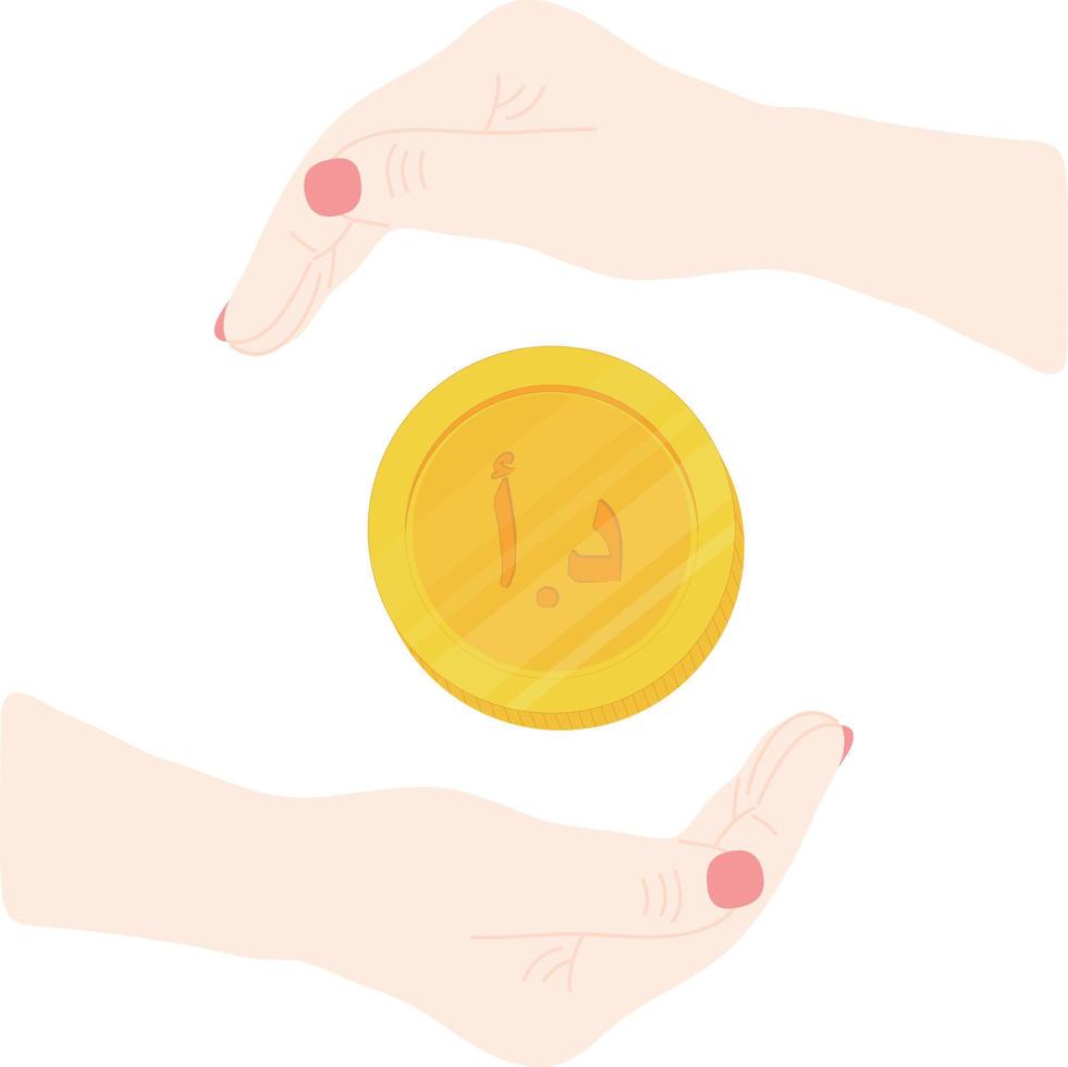 Jordanian Flag vector hand drawn,Jordanian dinar vector hand drawn