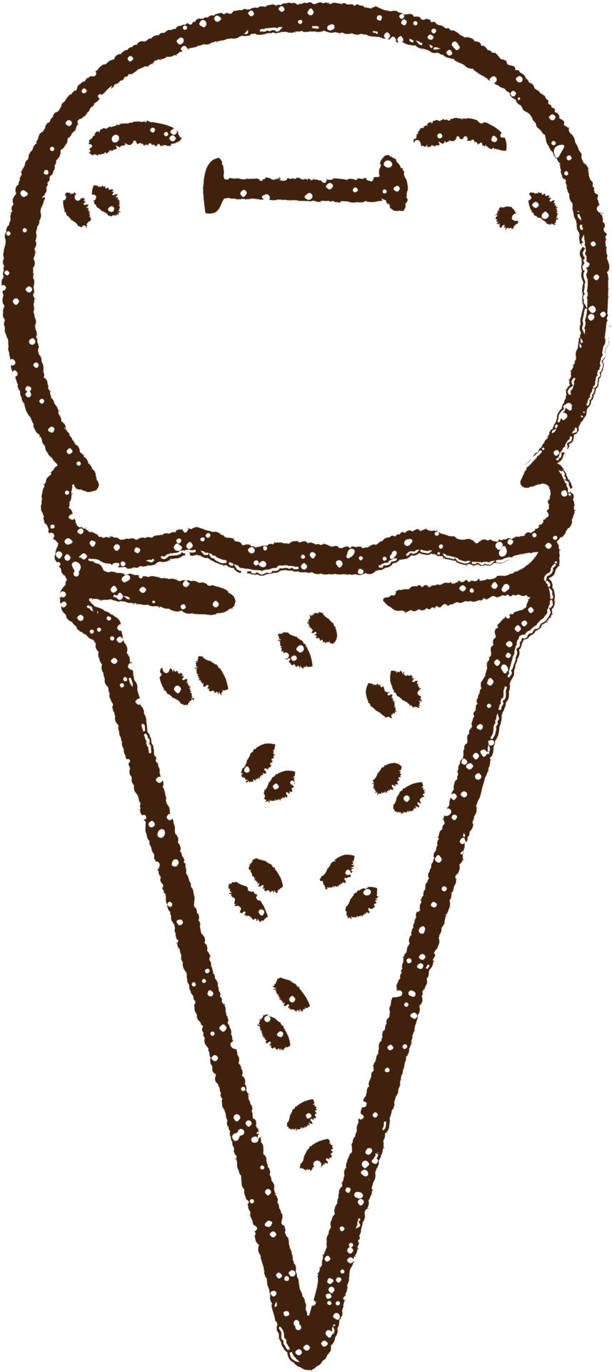 Ice Cream Charcoal Drawing 12255129 Vector Art at Vecteezy