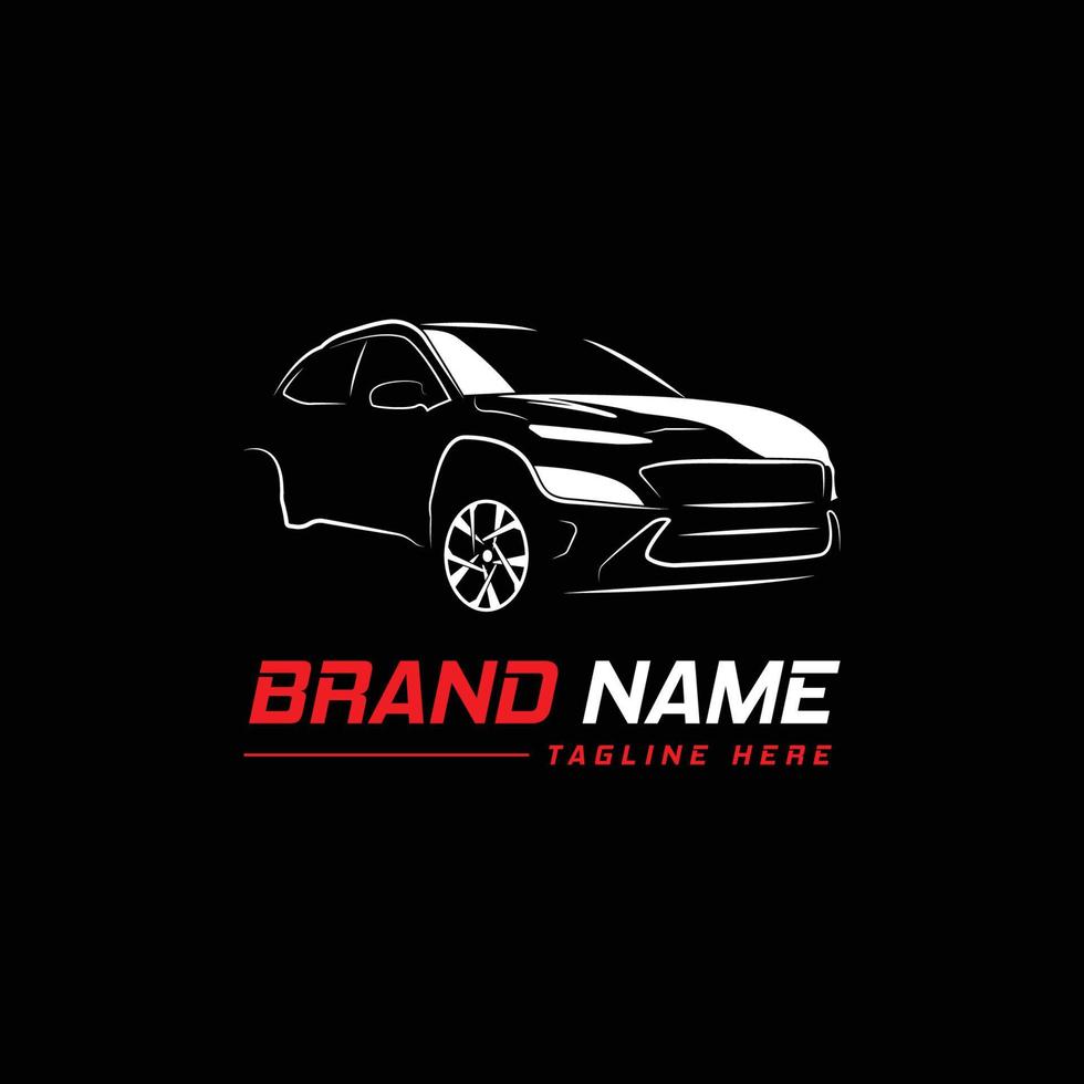 diseño de logotipo de concepto premium de garaje de coche vector