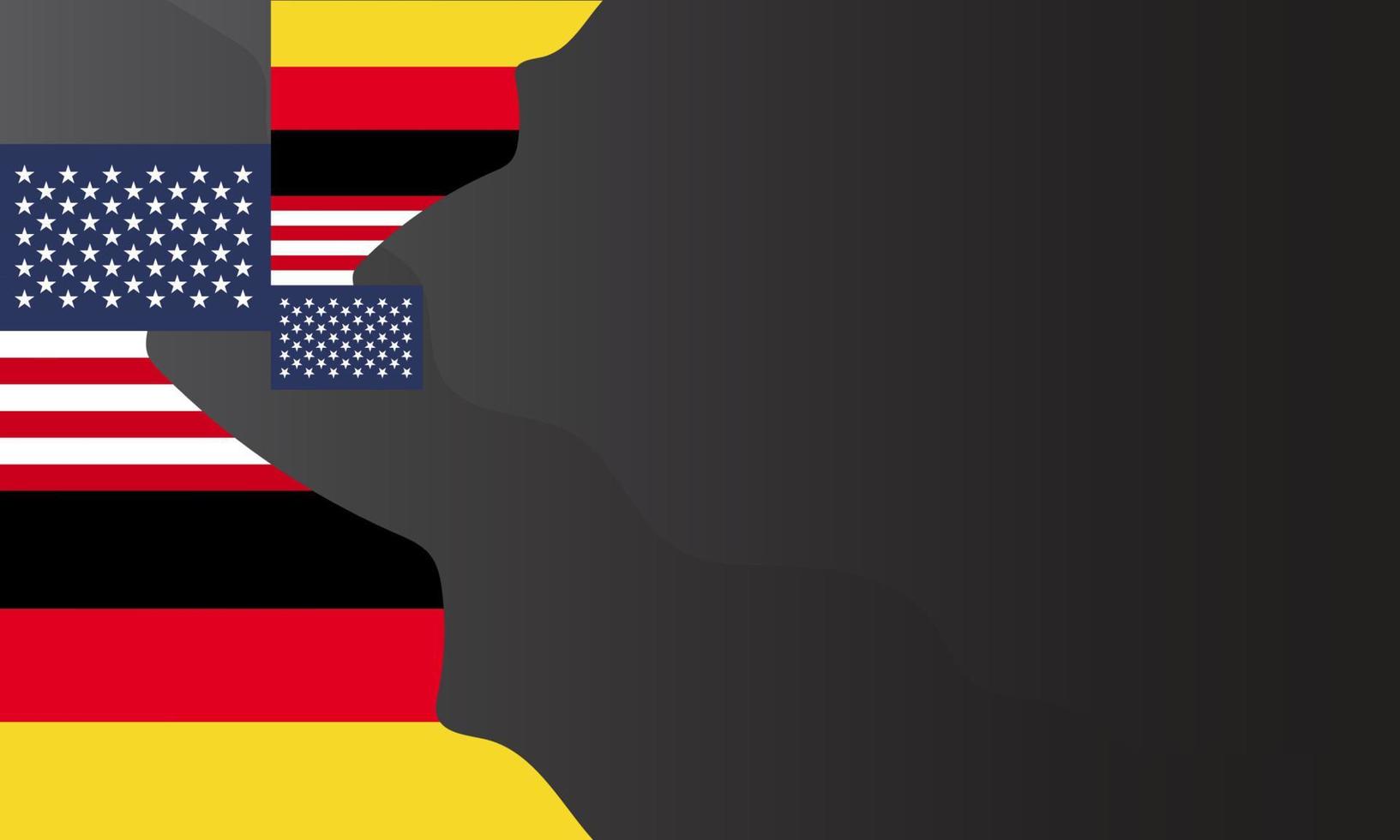 fondo nasional alemania día americano vector