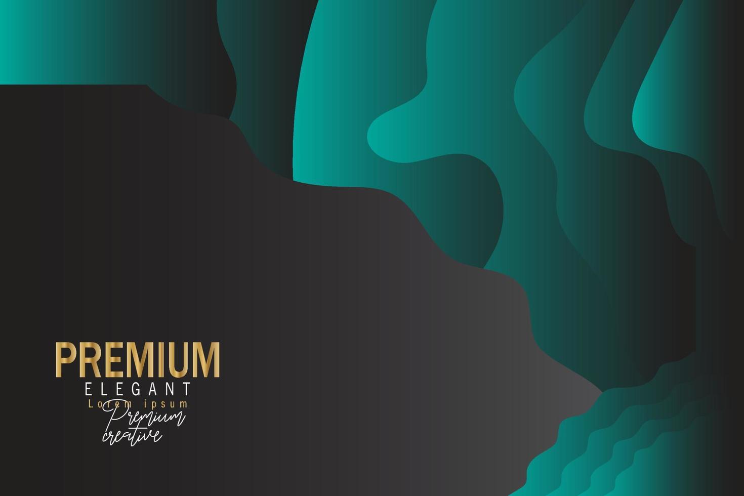 Black Friday Sale Offer Design Banner Template pack for Social Media Post and Web with beautiful green gradient color on abstract black background vector