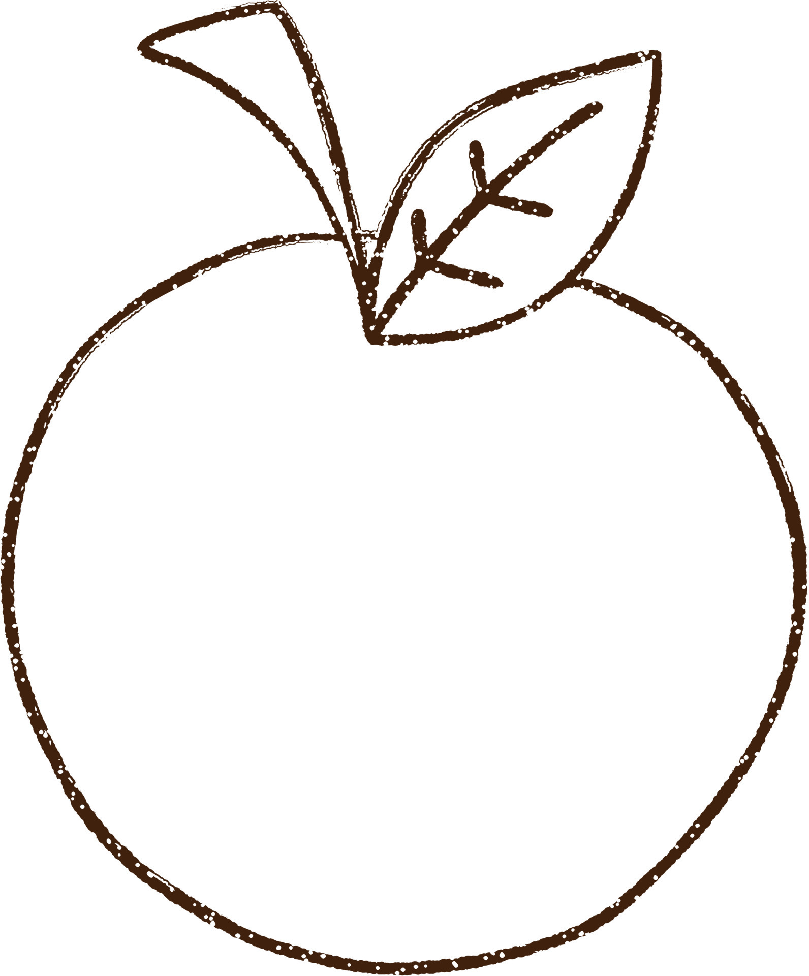Apple Charcoal Drawing 12255521 Vector Art at Vecteezy