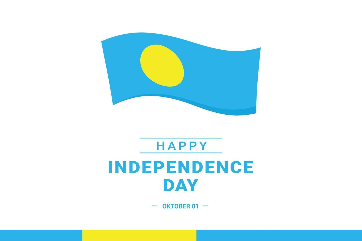 Palau Independence Day vector