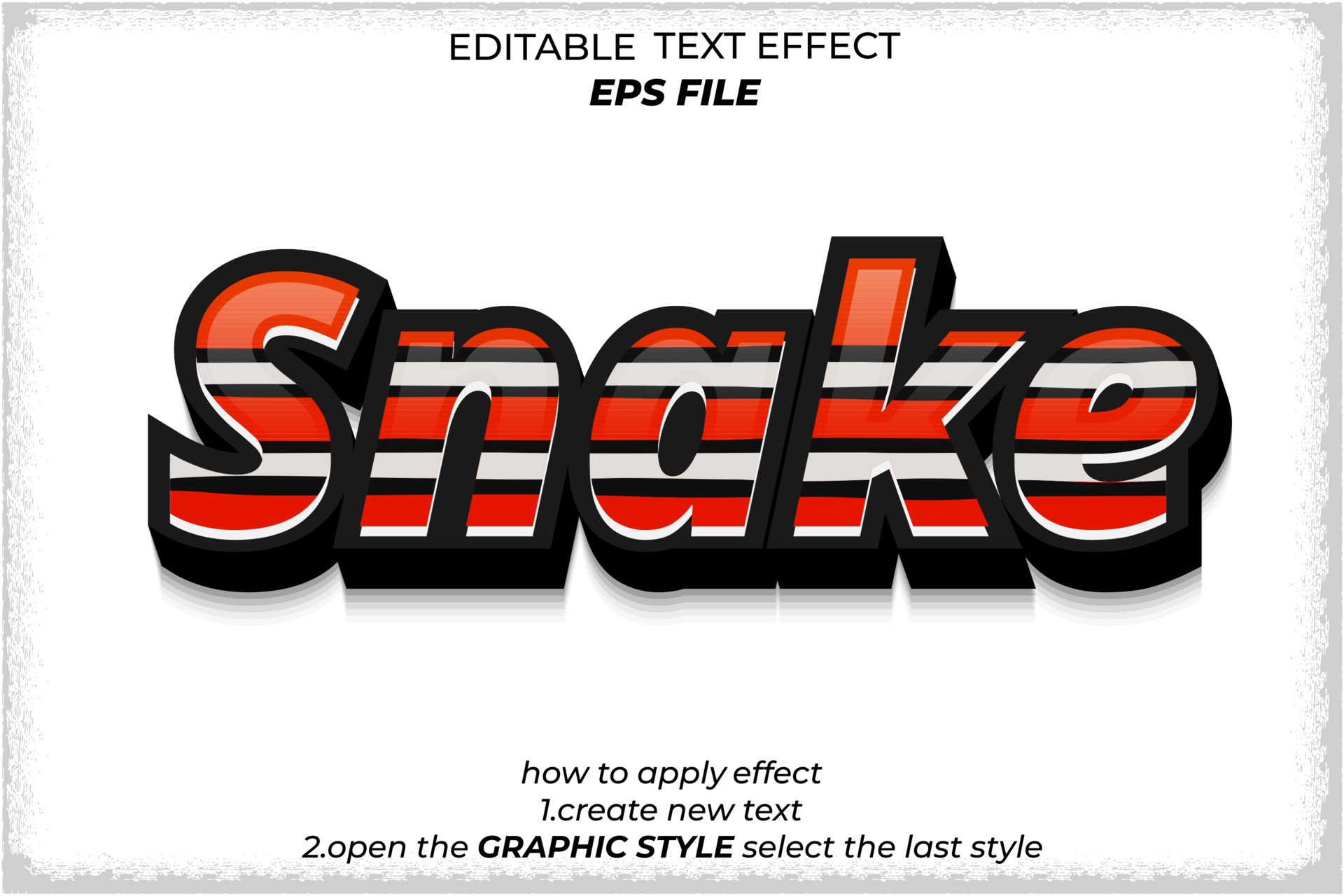 Text snake. Text snake