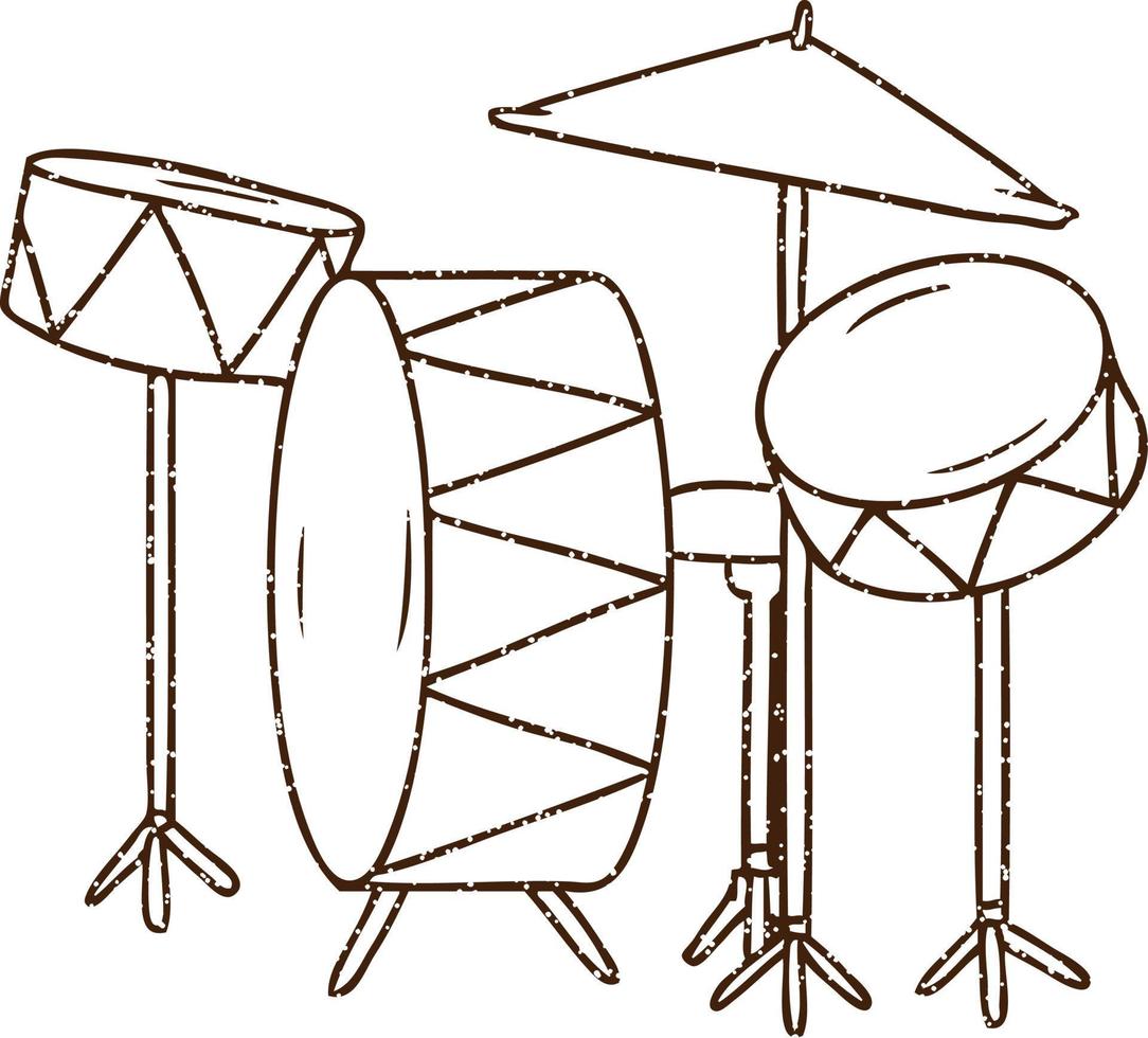 How to Draw a Set of Drums Step by Step – FuelRocks