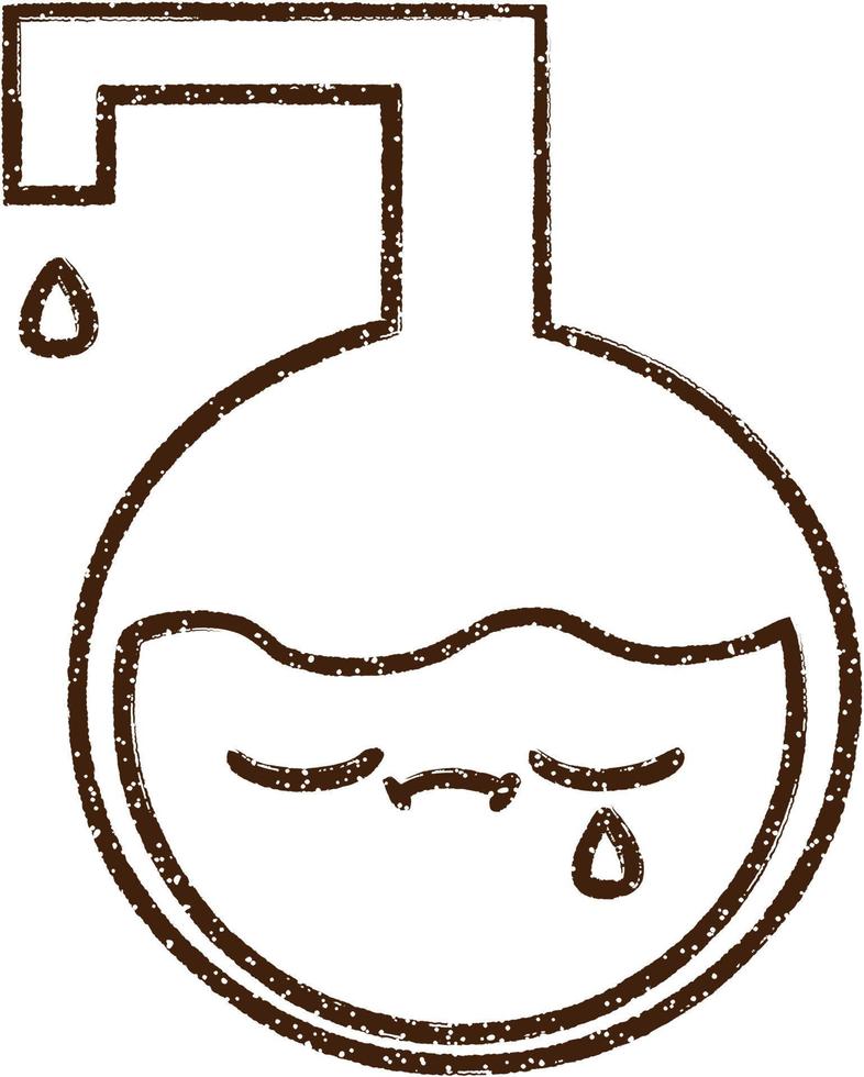 Science Experiment Charcoal Drawing 12257243 Vector Art at Vecteezy