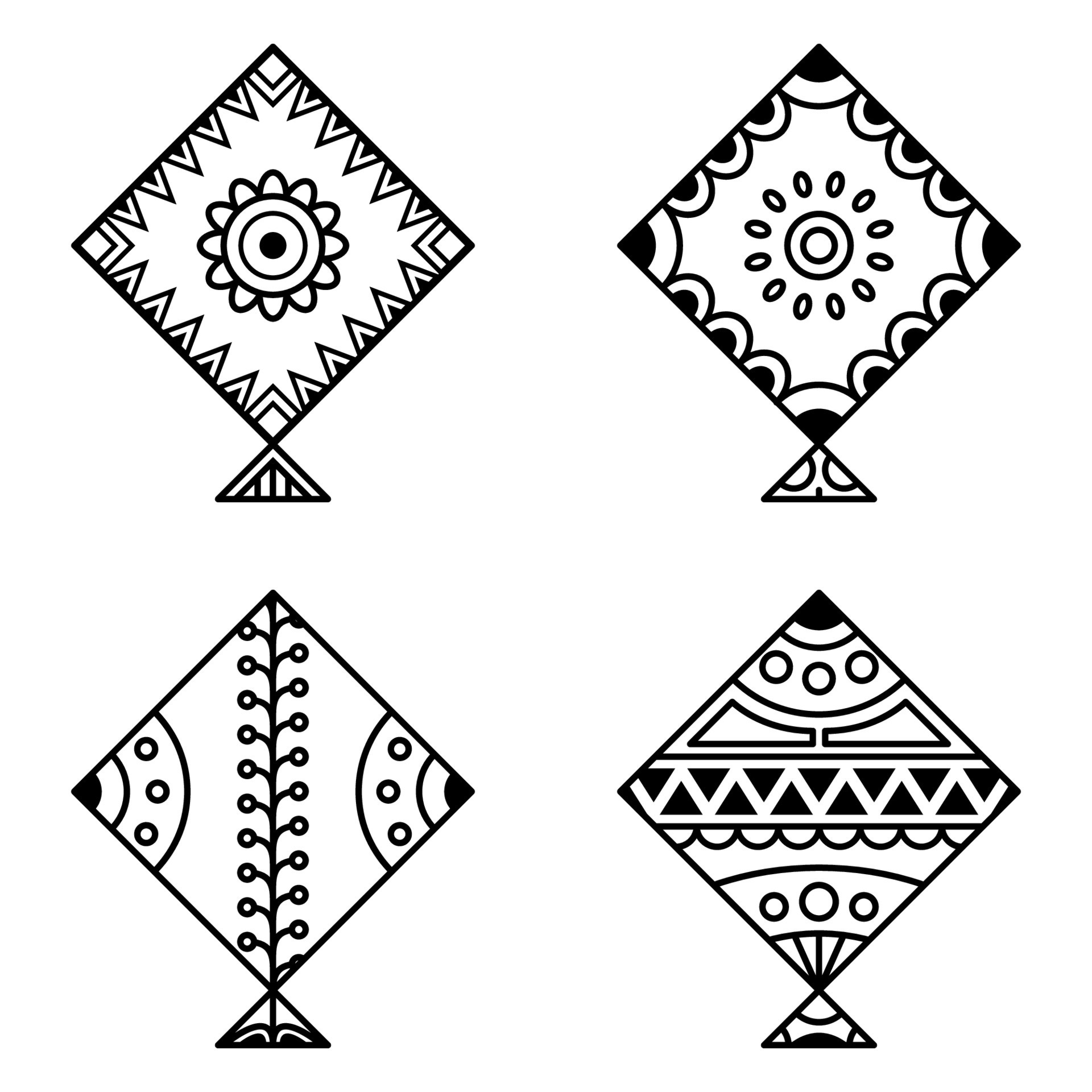 set-of-kites-outline-icon-12257599-vector-art-at-vecteezy
