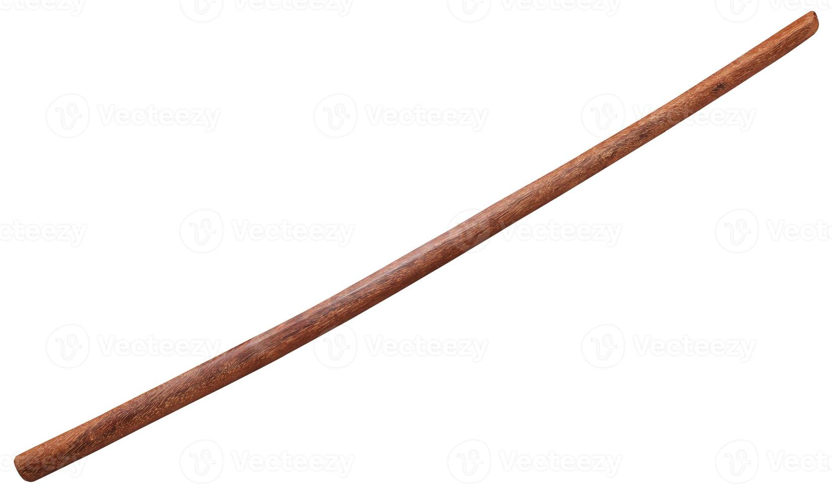 bokken Japanese wooden sword isolated photo