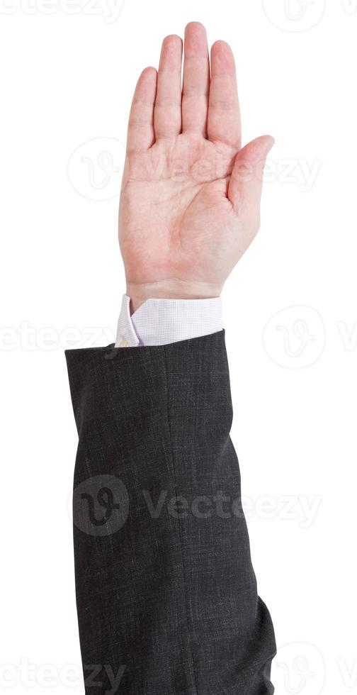 voiting - hand gesture photo