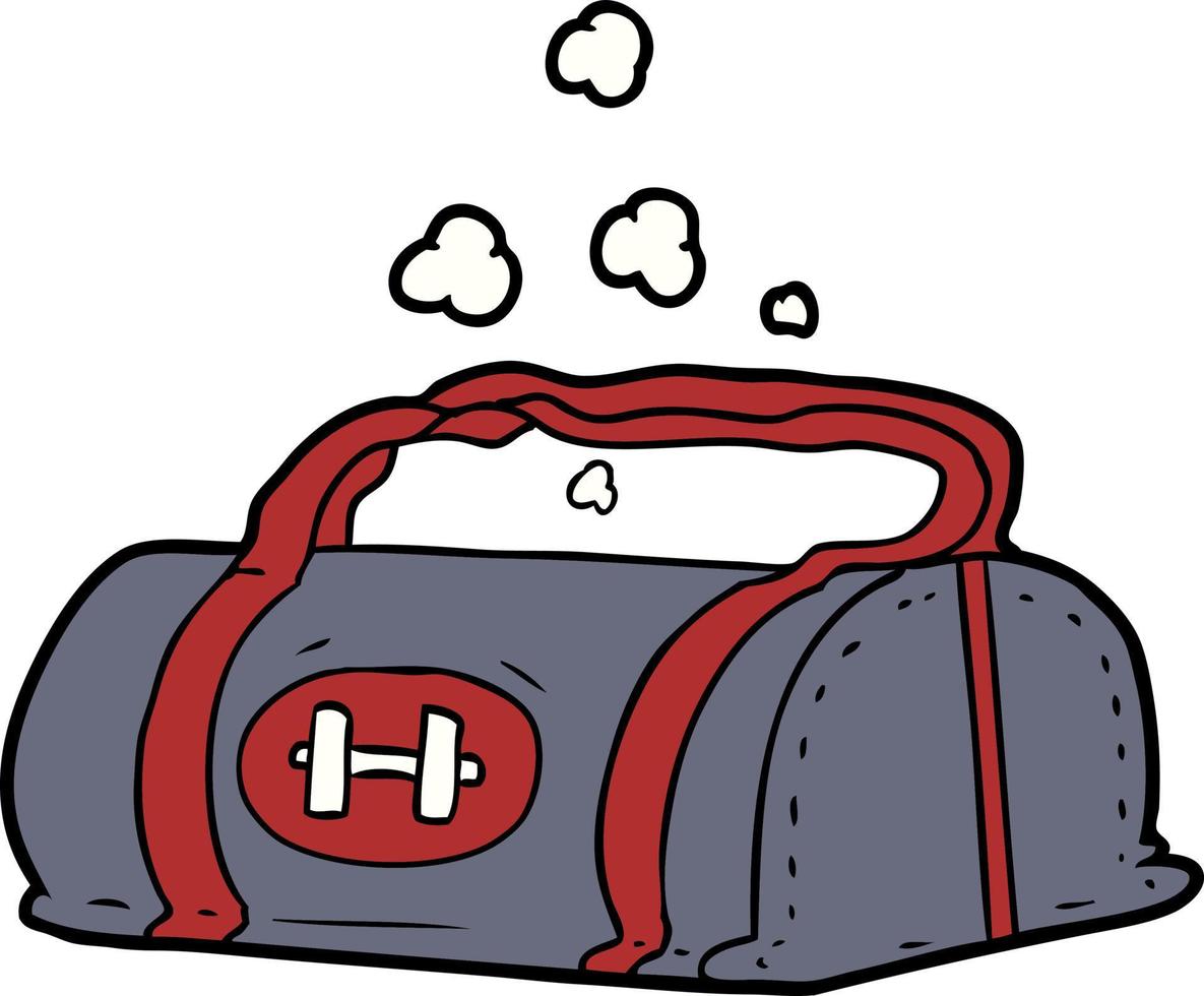 cartoon gym bag 12258869 Vector Art at Vecteezy