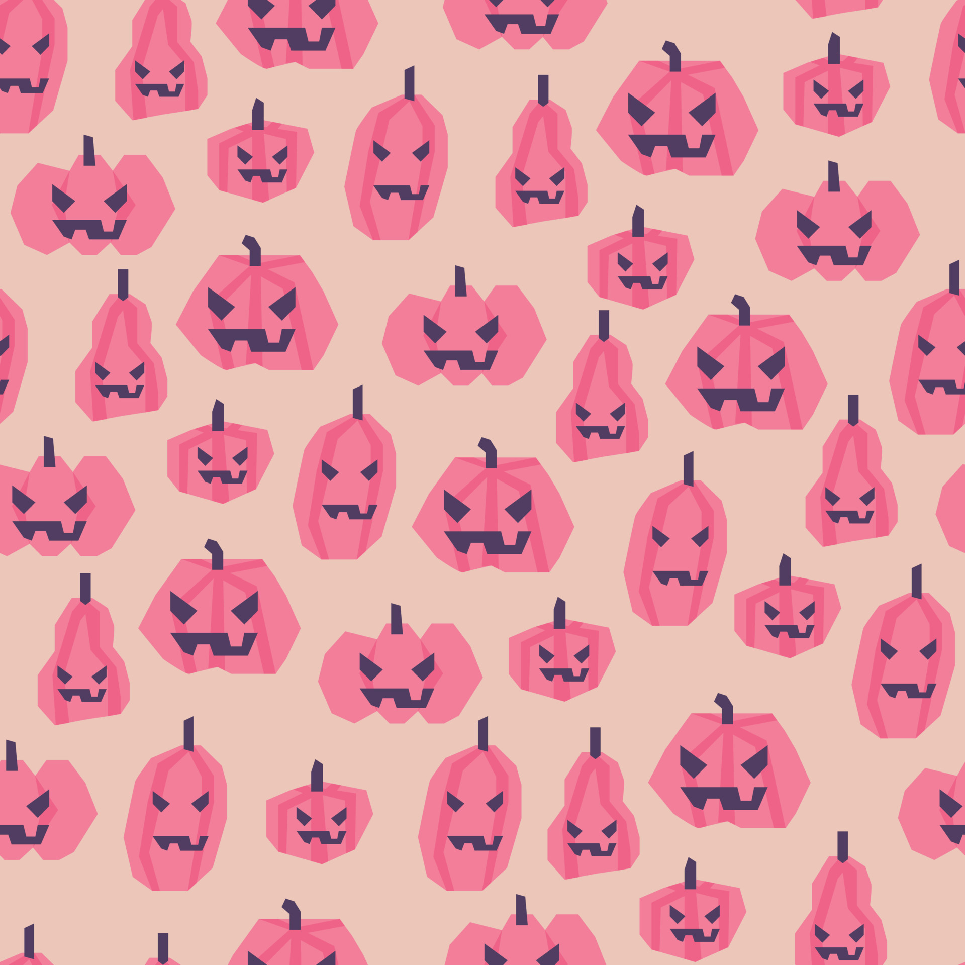 Seamless Spooky Pumpkin Pattern 12259448 Vector Art at Vecteezy