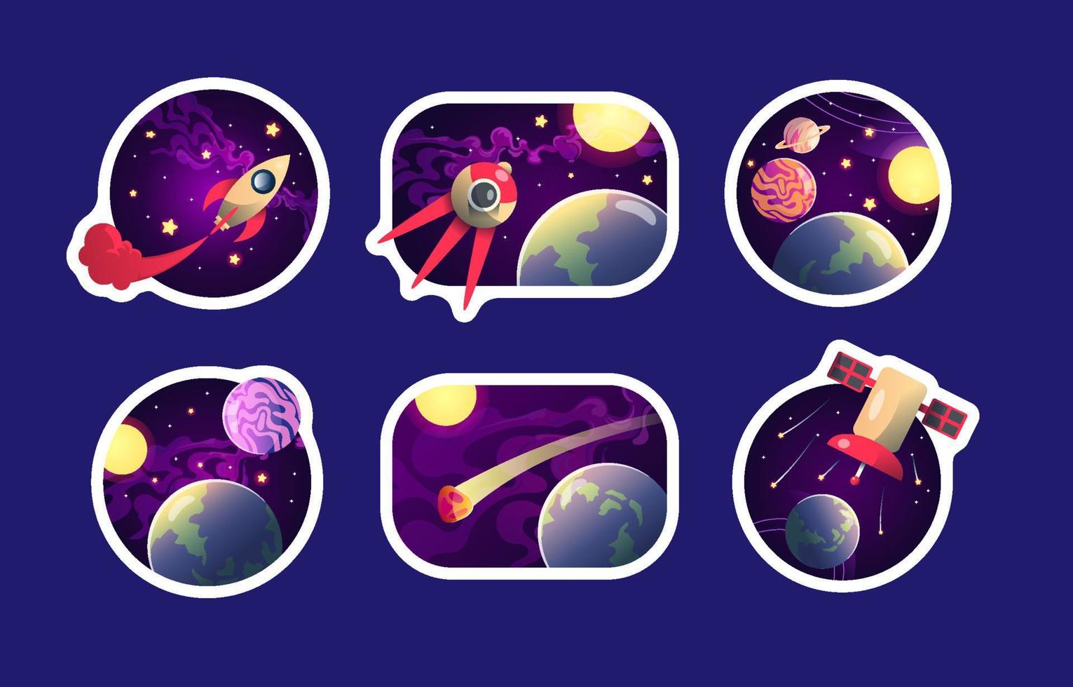 Going Out To Space vector