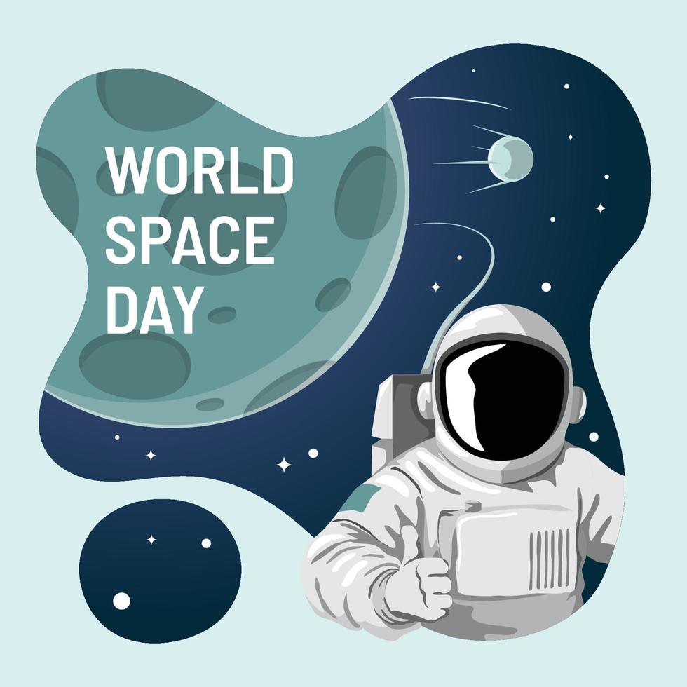 Cosmonaut Space Explore vector