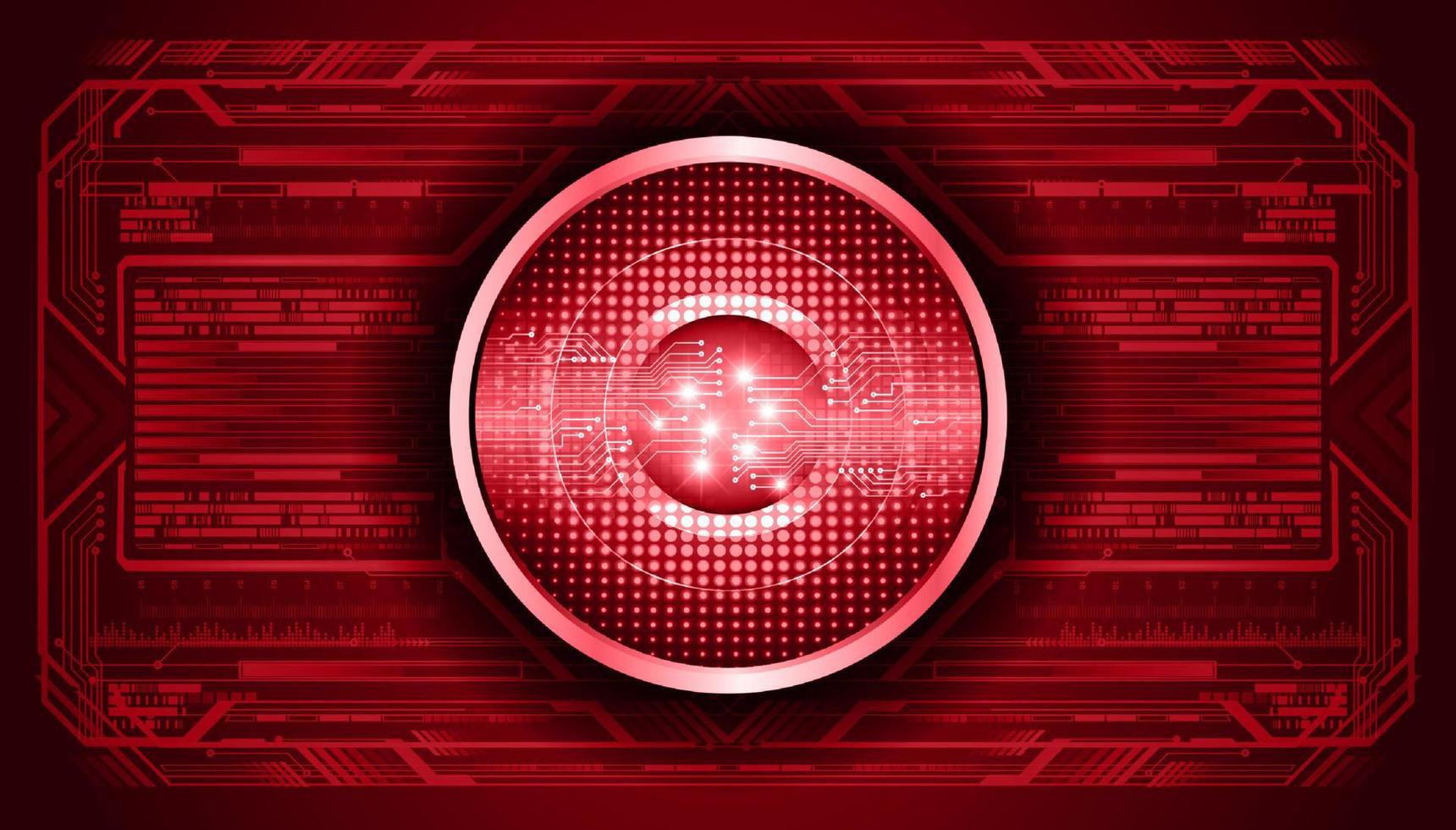 Modern Technology Background with eye vector