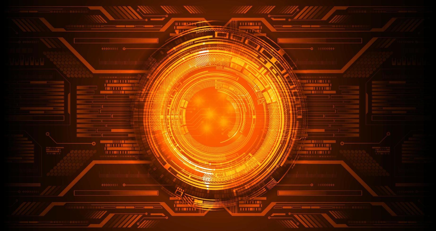 Modern Technology Background with eye vector