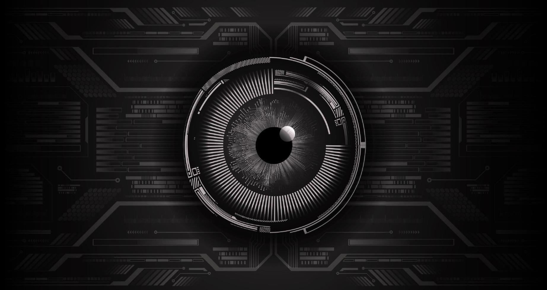 Modern Technology Background with eye vector