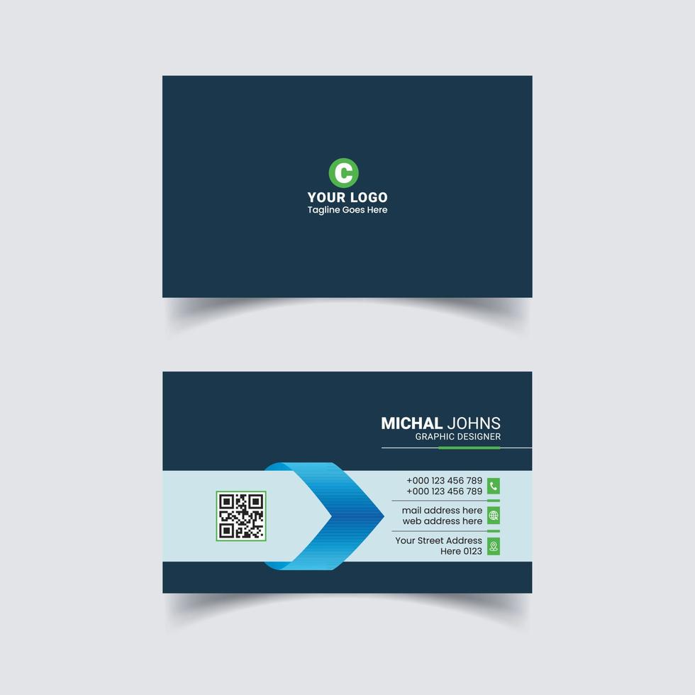 Business Card Design vector