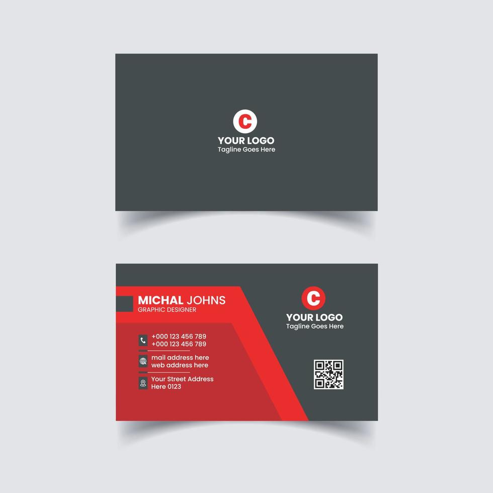 Business Card Design vector