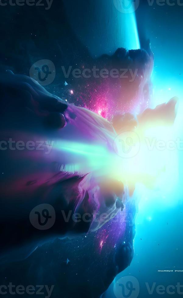 Galaxy Space background universe magic sky nebula night purple cosmos. Cosmic galaxy wallpaper blue starry color star dust. Blue texture abstract galaxy infinite future dark deep light photo