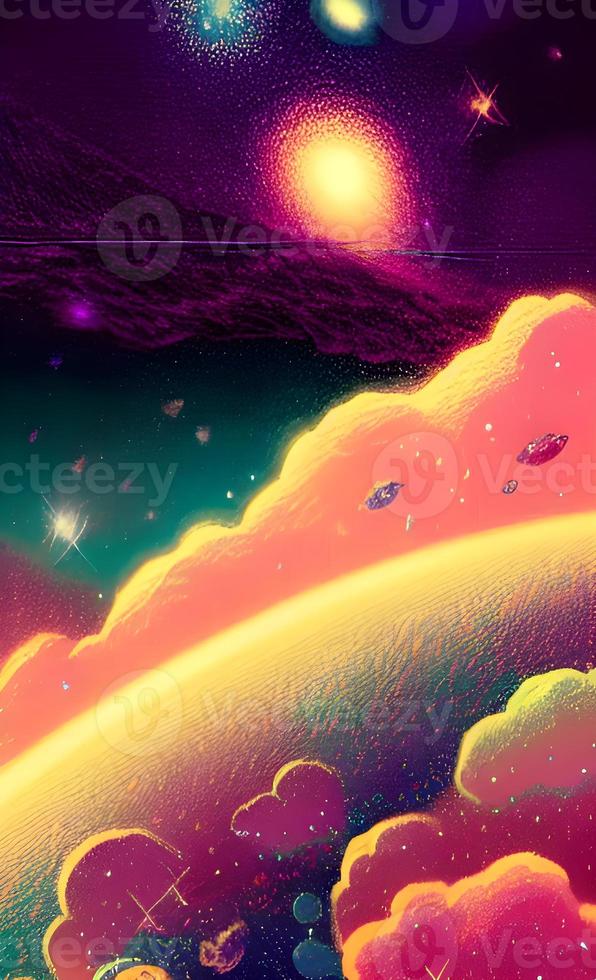 Galaxy Space background universe magic sky nebula night purple cosmos. Cosmic galaxy wallpaper blue color star dust. Blue texture abstract galaxy infinite future dark deep light photo