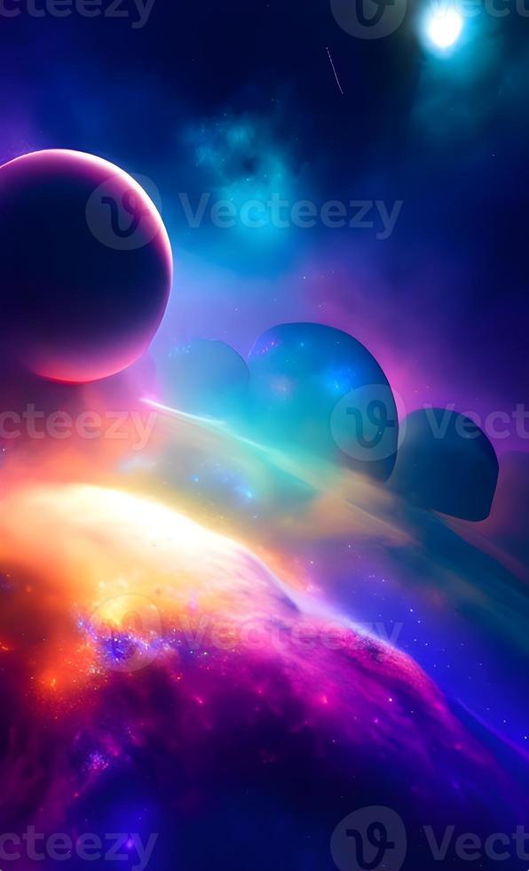 Galaxy Space background universe magic sky nebula night purple cosmos. Cosmic galaxy wallpaper blue color star dust. Blue texture abstract galaxy infinite future dark deep light photo
