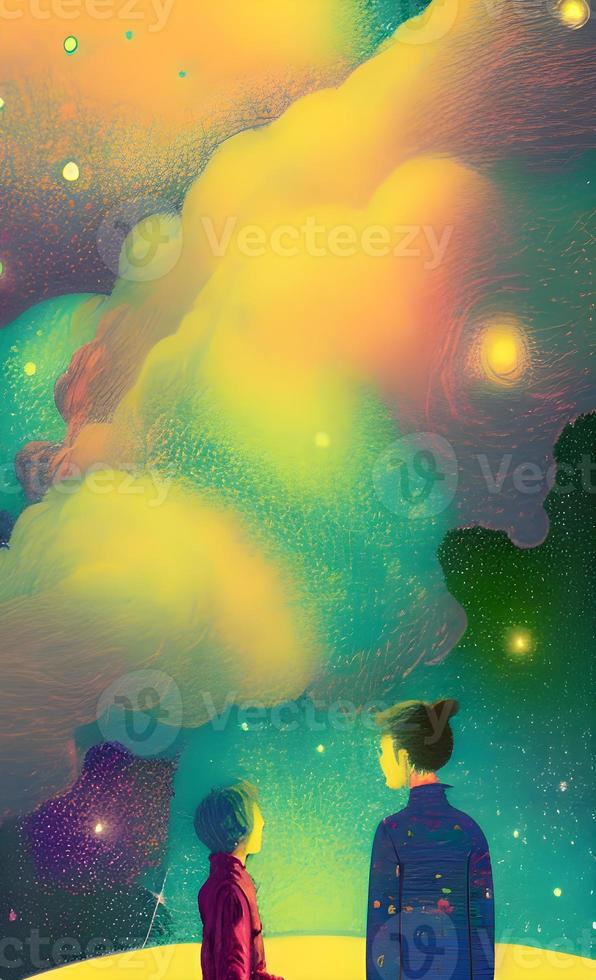 Galaxy Space background universe magic sky nebula night purple cosmos. Cosmic galaxy wallpaper blue color star dust. Blue texture abstract galaxy infinite future dark deep light photo