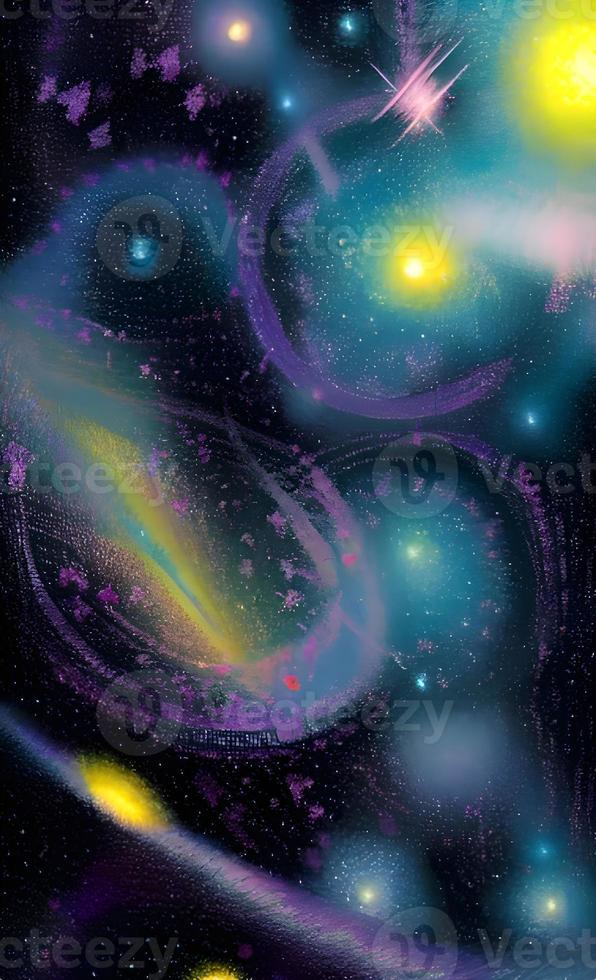 Galaxy Space background universe magic sky nebula night purple cosmos. Cosmic galaxy wallpaper blue color star dust. Blue texture abstract galaxy infinite future dark deep light photo