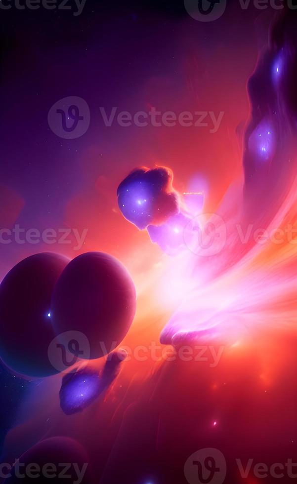 Galaxy Space background universe magic sky nebula night purple cosmos. Cosmic galaxy wallpaper blue starry color star dust. Blue texture abstract galaxy infinite future dark deep light photo