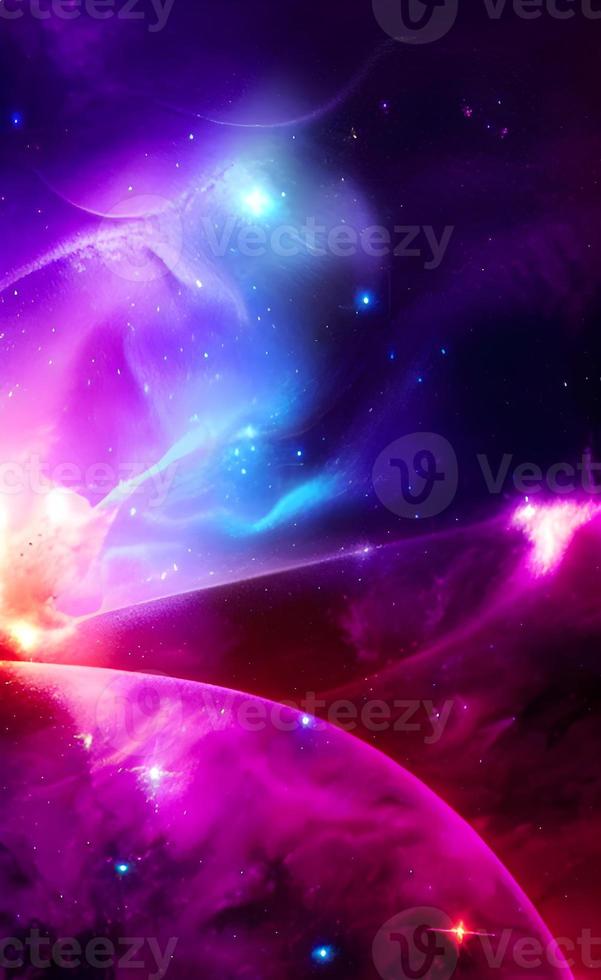 Galaxy Space background universe magic sky nebula night purple cosmos. Cosmic galaxy wallpaper blue starry color star dust. Blue texture abstract galaxy infinite future dark deep light photo