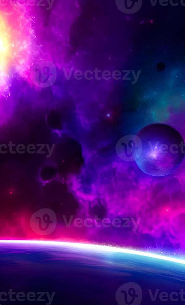 Galaxy Space background universe magic sky nebula night purple cosmos. Cosmic galaxy wallpaper blue color star dust. Blue texture abstract galaxy infinite future dark deep light photo