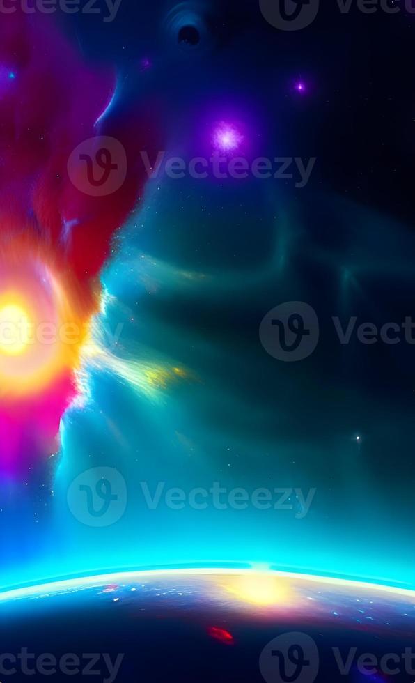 Galaxy Space background universe magic sky nebula night purple cosmos. Cosmic galaxy wallpaper blue color star dust. Blue texture abstract galaxy infinite future dark deep light photo