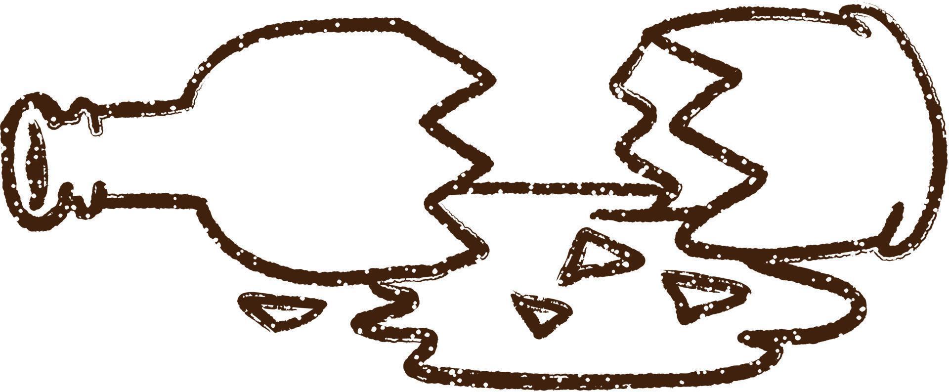 Broken Bottle Drawing