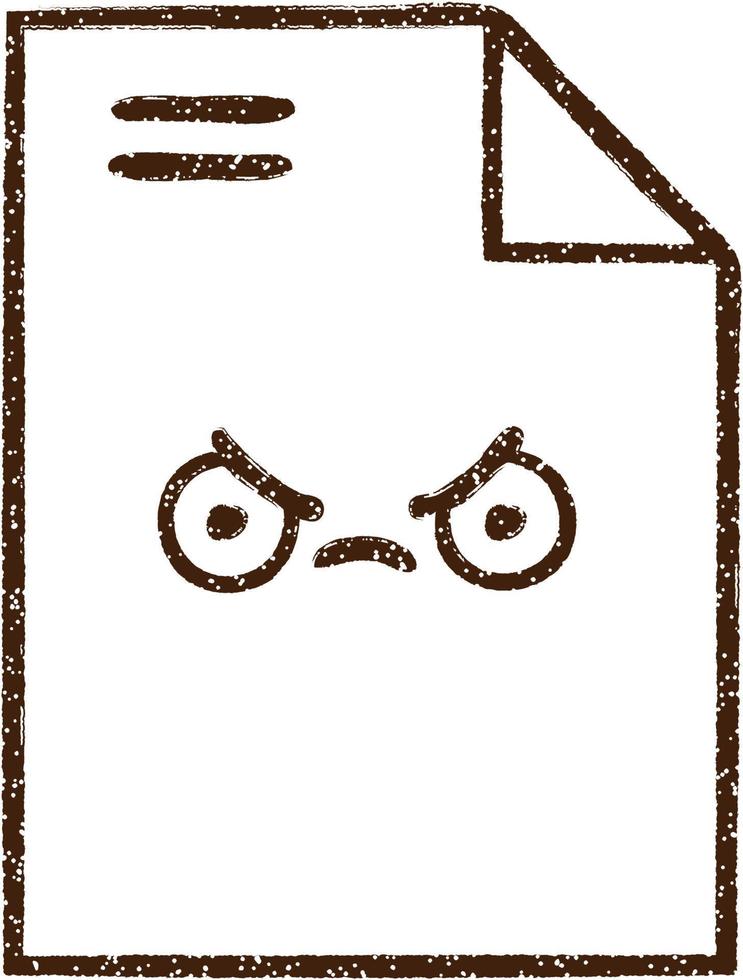 Note Paper Charcoal Drawing 12261727 Vector Art at Vecteezy