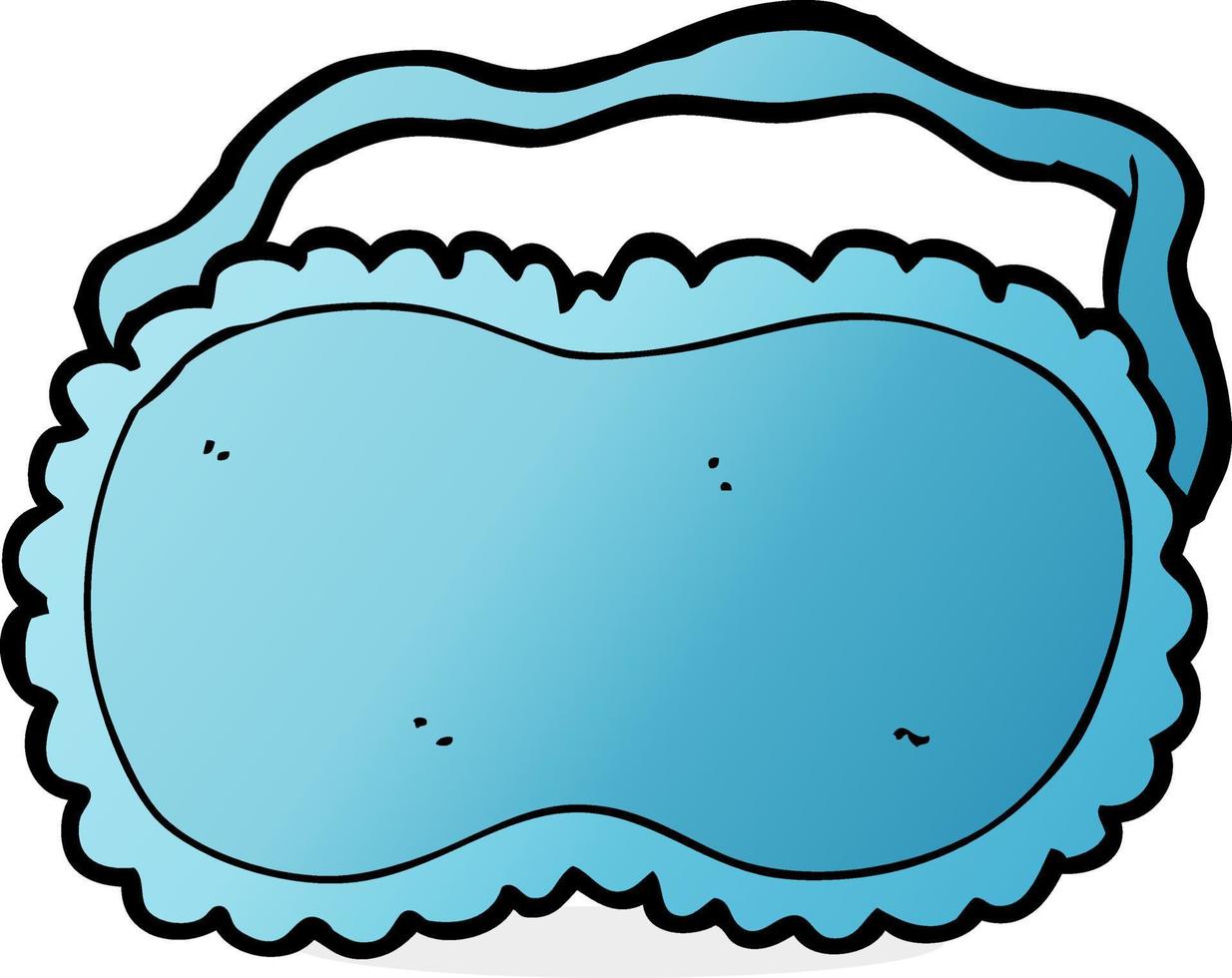 cartoon sleeping mask vector