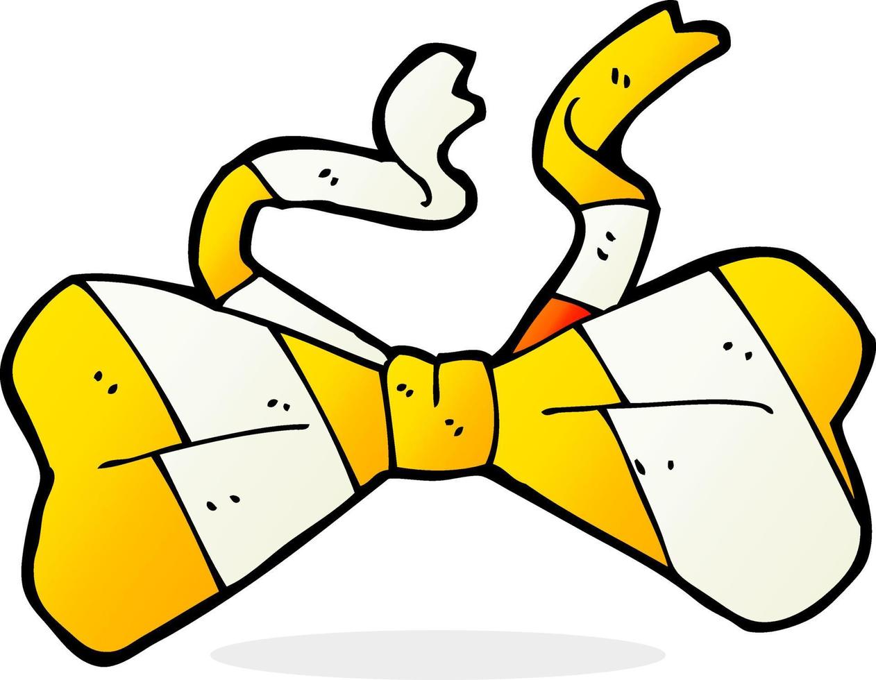 cartoon bow tie vector