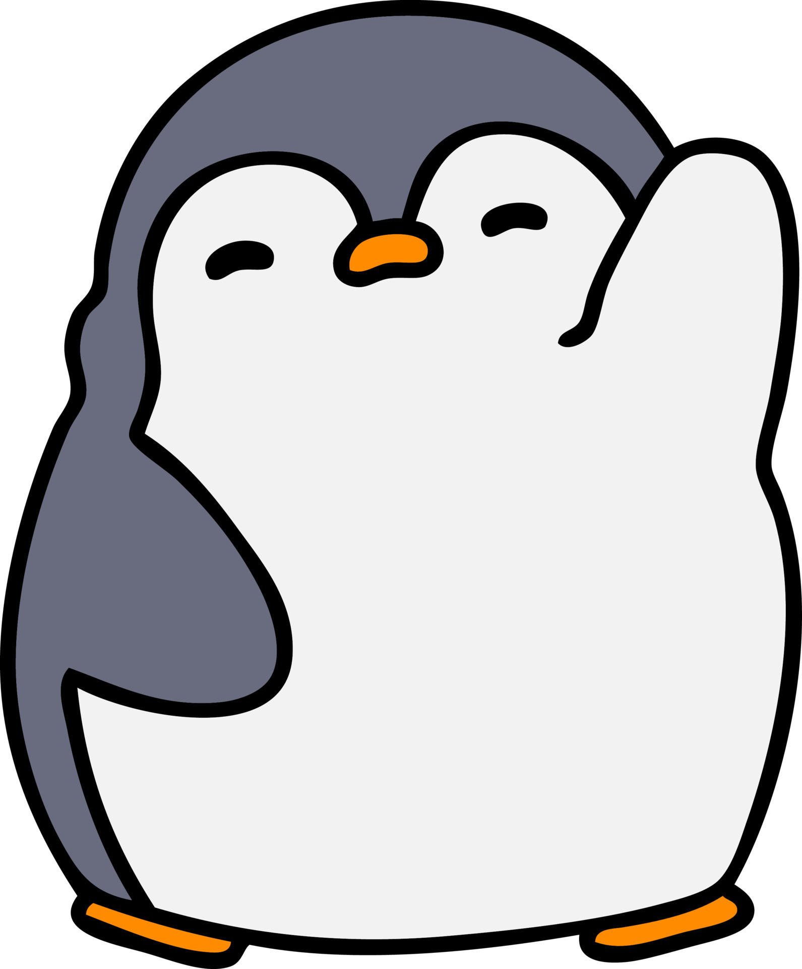 cartoon of a cute christmas penguin waving 12262781 Vector Art at Vecteezy cartoon of a cute christmas penguin waving 12262781 Vector Art at Vecteezy