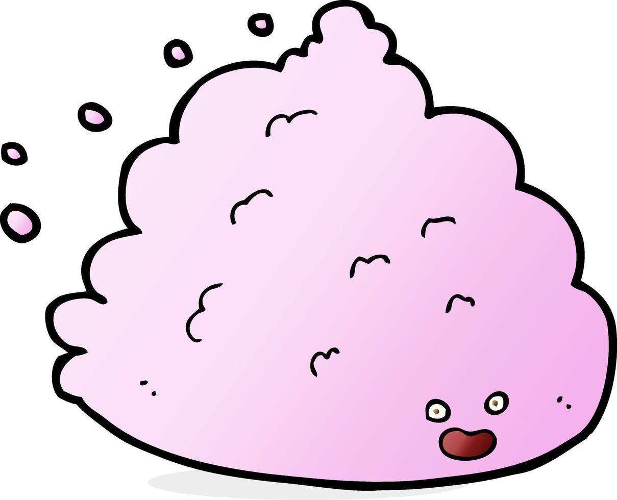 cartoon cloud character vector