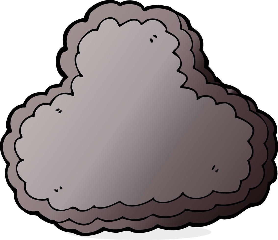 cartoon rain cloud vector