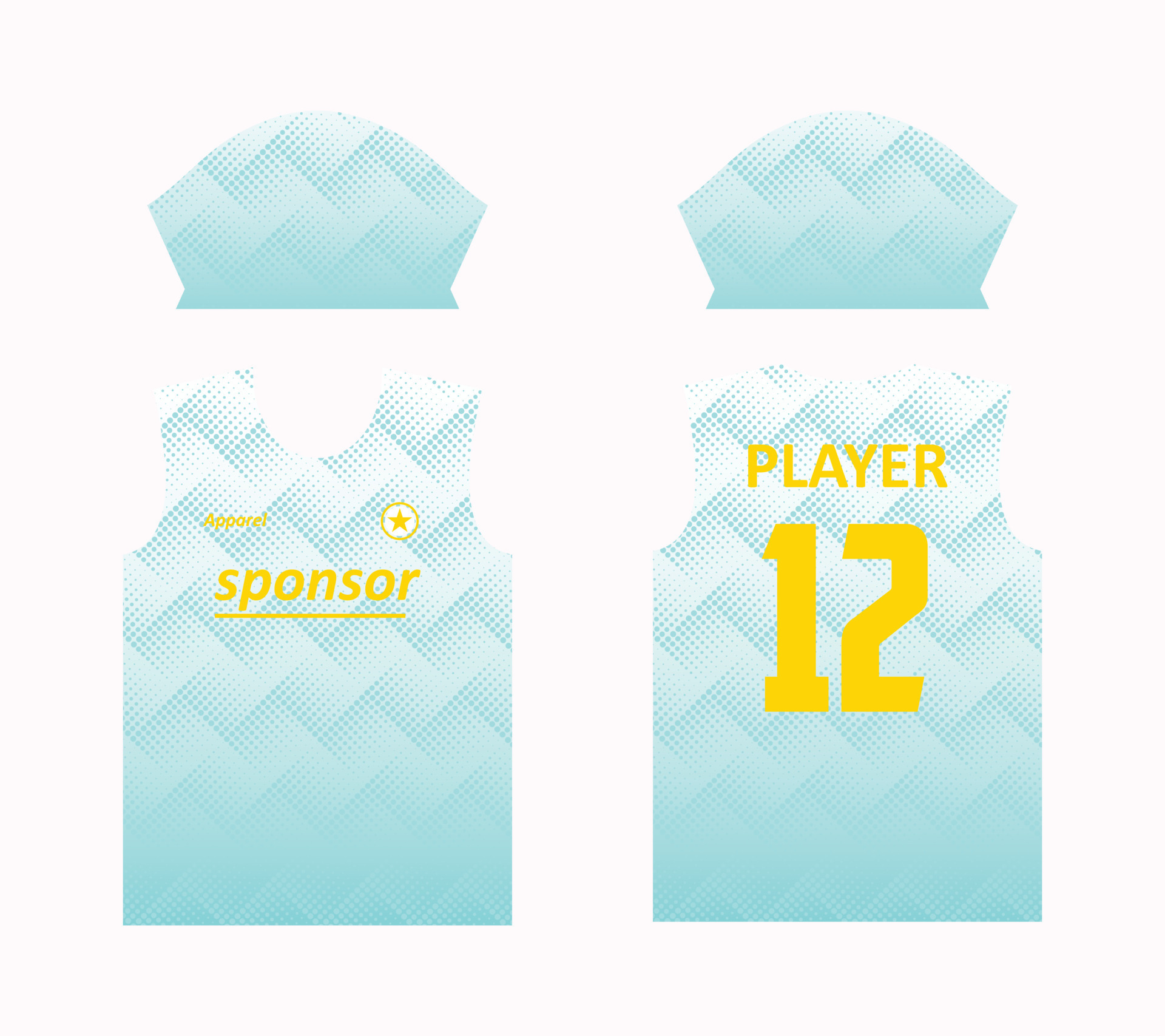 white sublimation jersey
