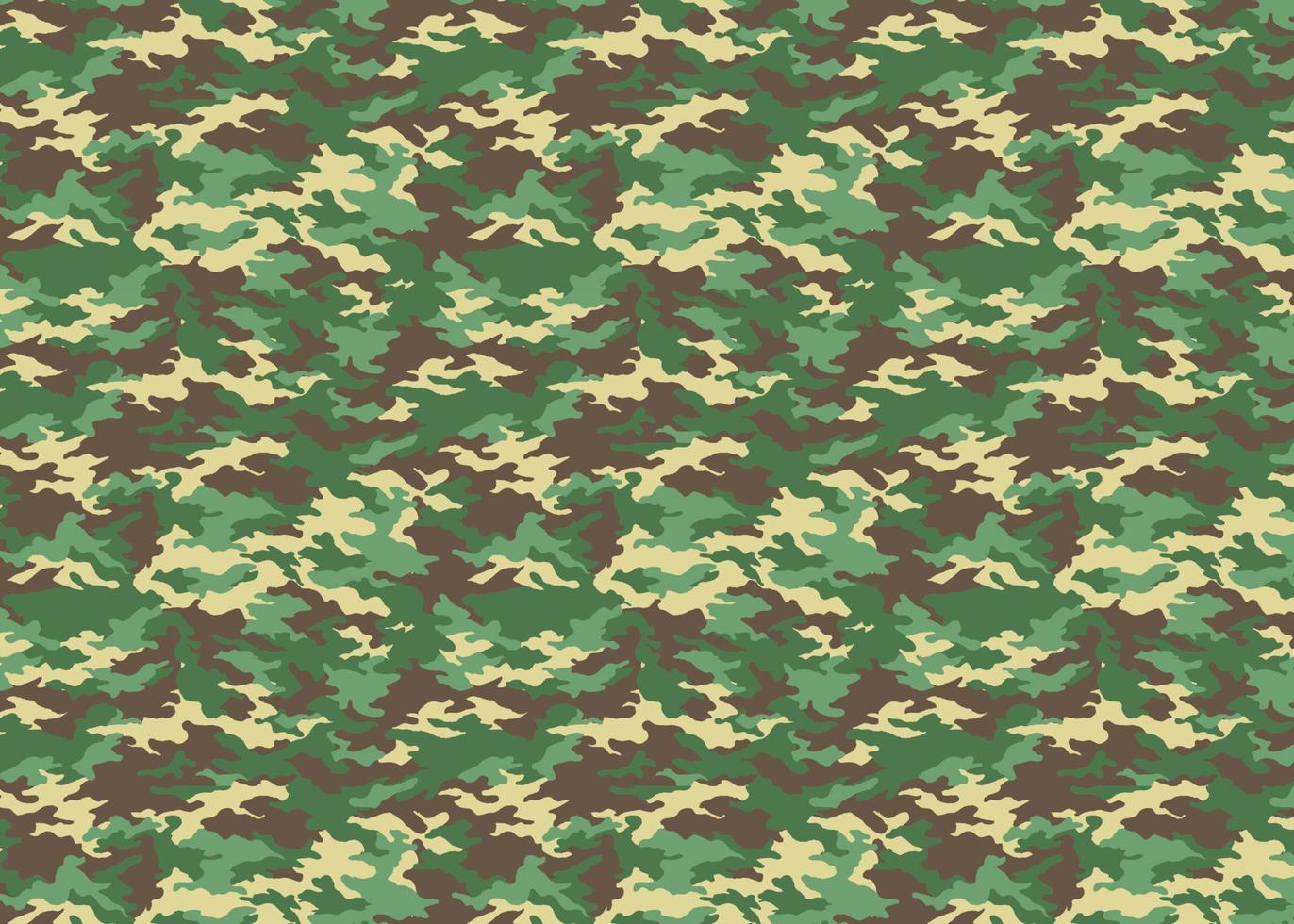 Camouflage seamless pattern. Vector illustration texture, military army green hunting