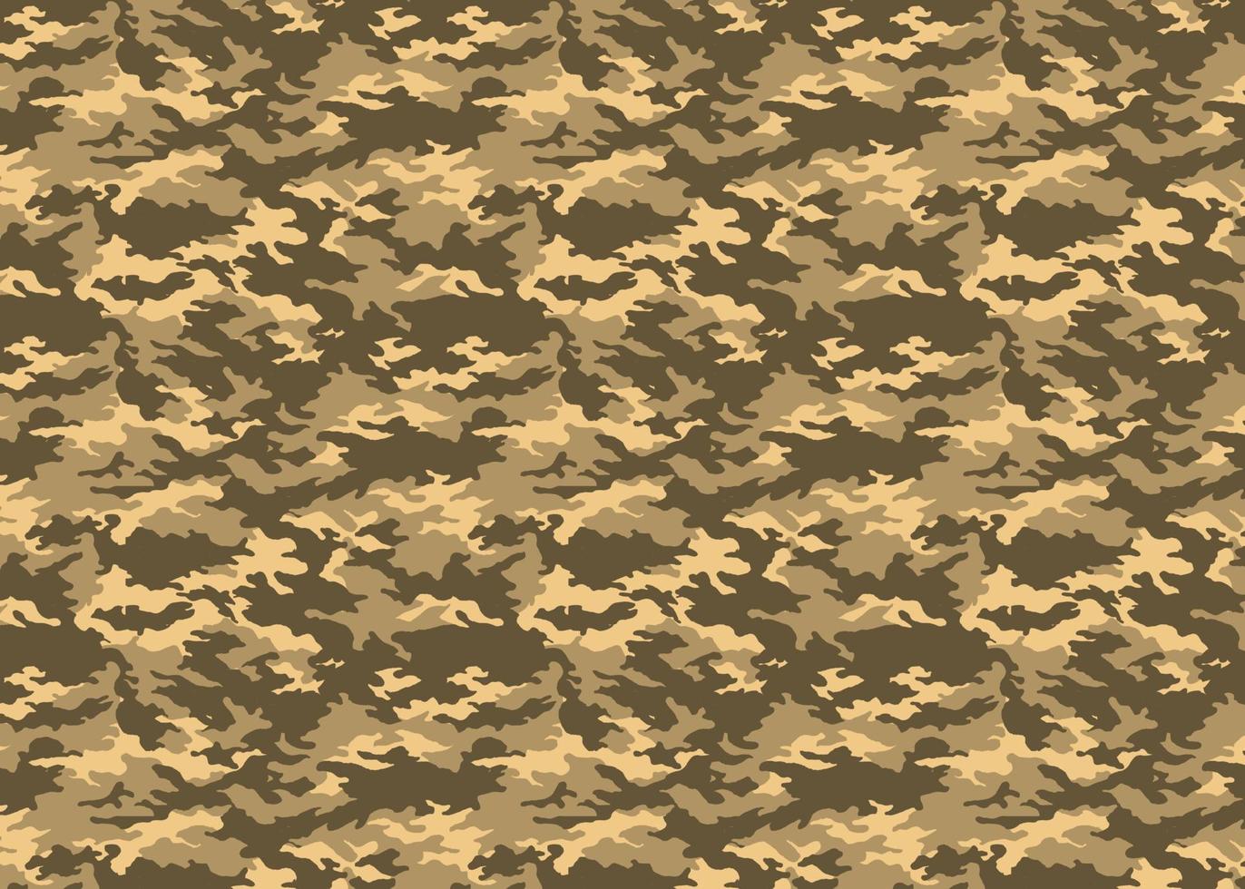 patrón transparente de camuflaje. ilustración vectorial ejército militar textura caqui vector